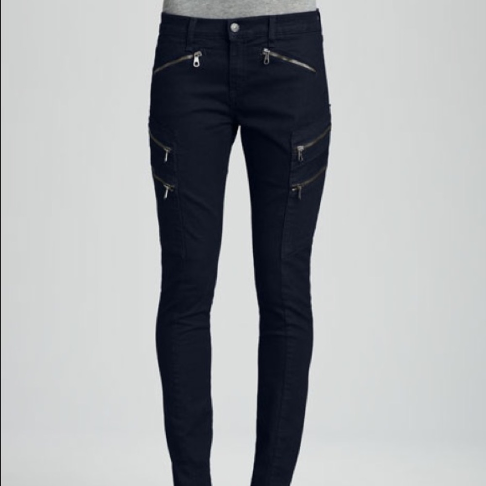 Rag & Bone lariat zip-pocket skinny jeans